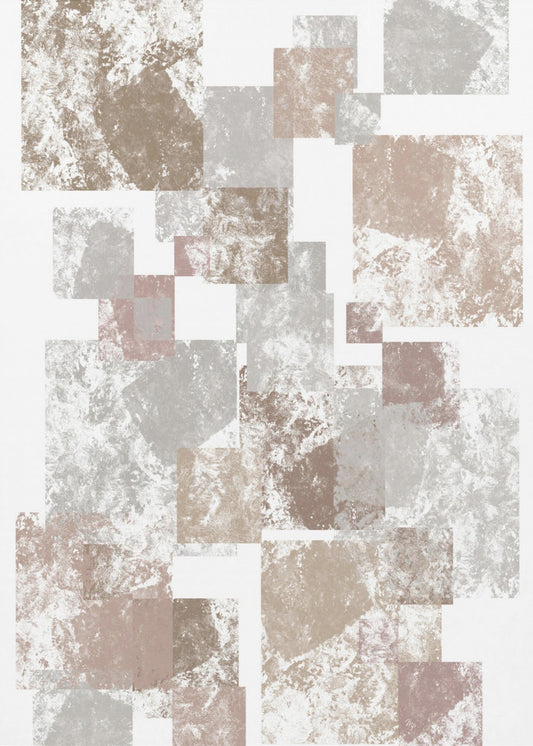 Abstract Brown Cubes | Poster