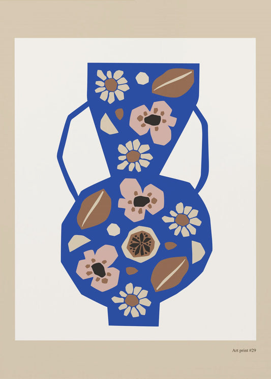 Floral Vase Harmony | Canvas