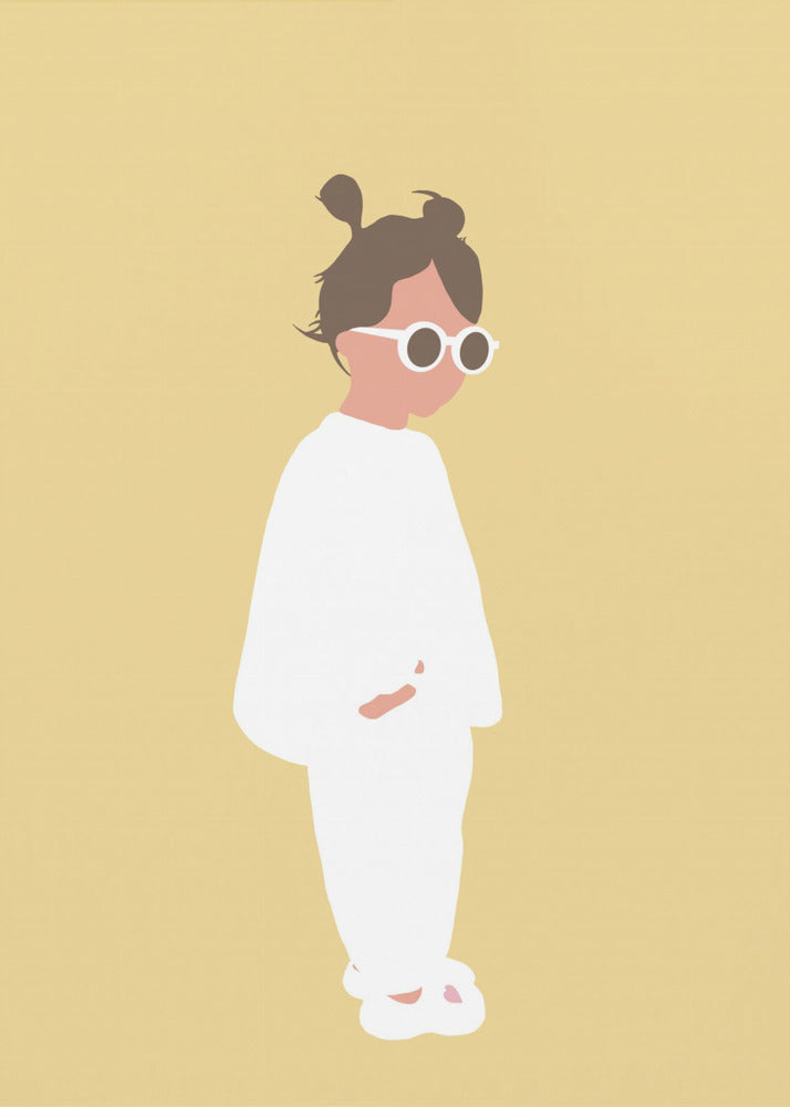 Lola - Summer Girl Silhouette | Canvas