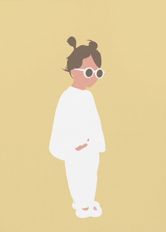 Lola - Summer Girl Silhouette | Canvas