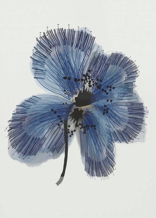 Blue Flower 1 | Canvas