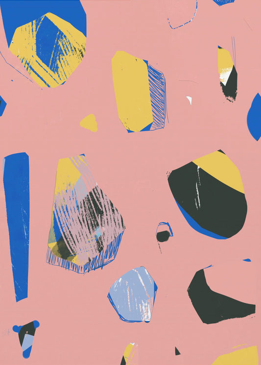 Rocks Pink | Poster