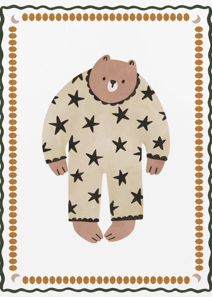 Starry Pajama Bear | Poster