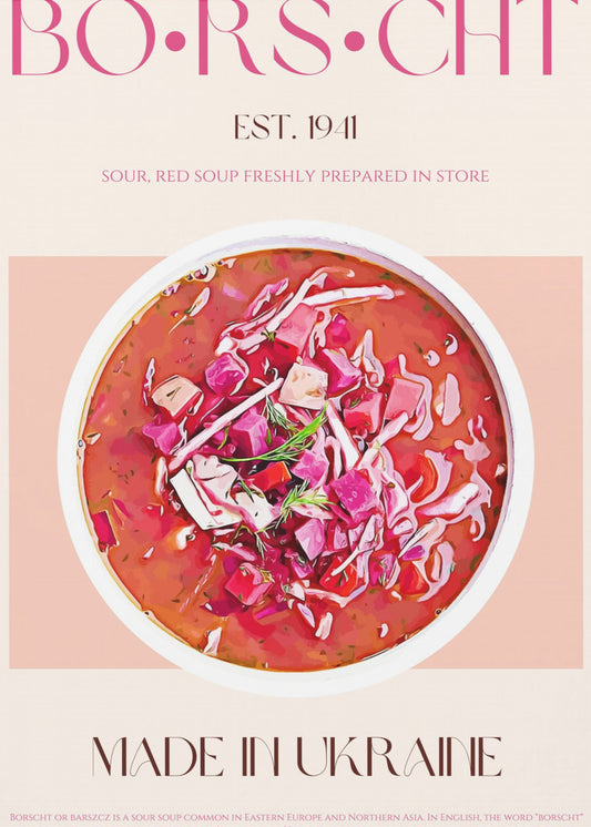 Ukrainian Borscht Bliss | Canvas