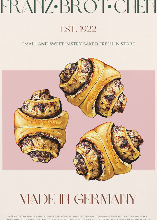 German Pastries Delight | Canvas