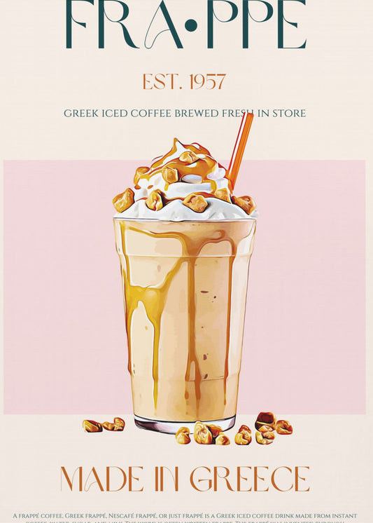 Greek Frappe Delight | Canvas