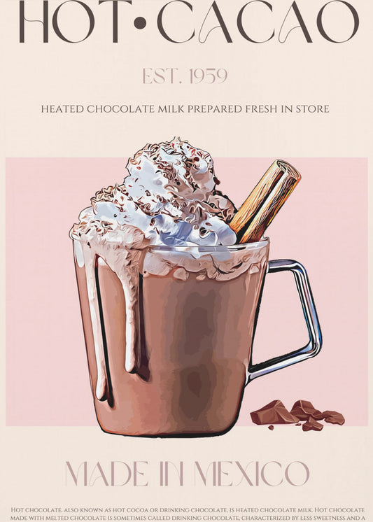 A Mug of Creamy Hot Cacao | Canvas