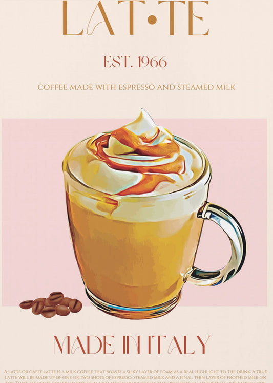 Creamy Latte Delight | Poster