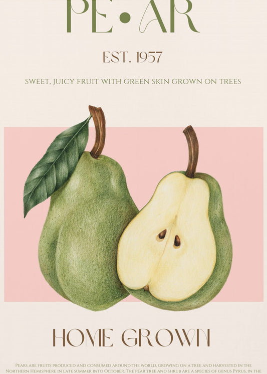 Juicy Pear Delight | Canvas