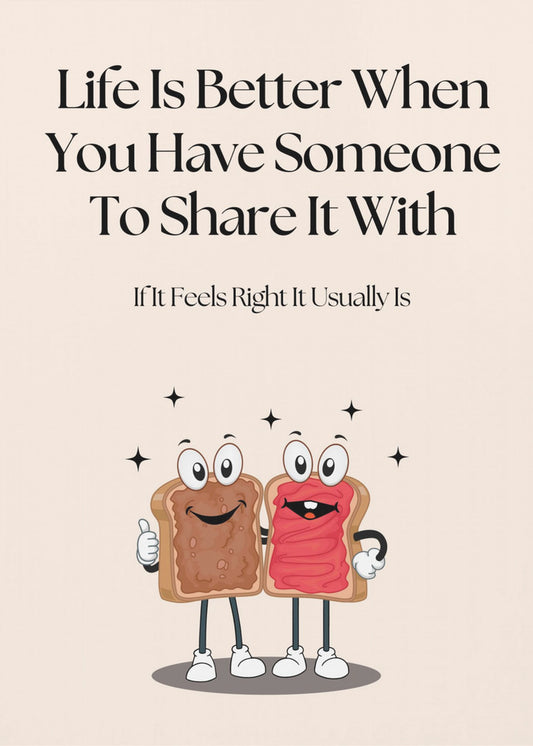 Cartoon Toast With Jam | Poster