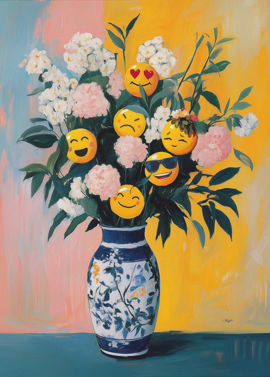 Floral Emojis | Canvas