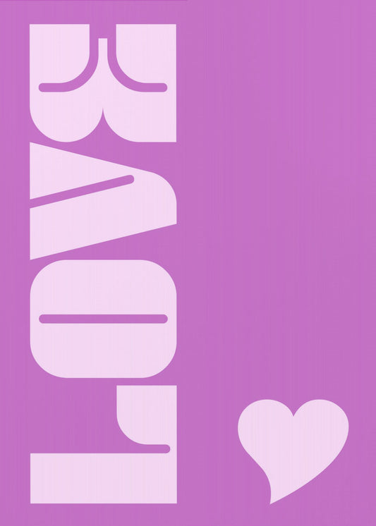 Purple Love Vibe | Canvas