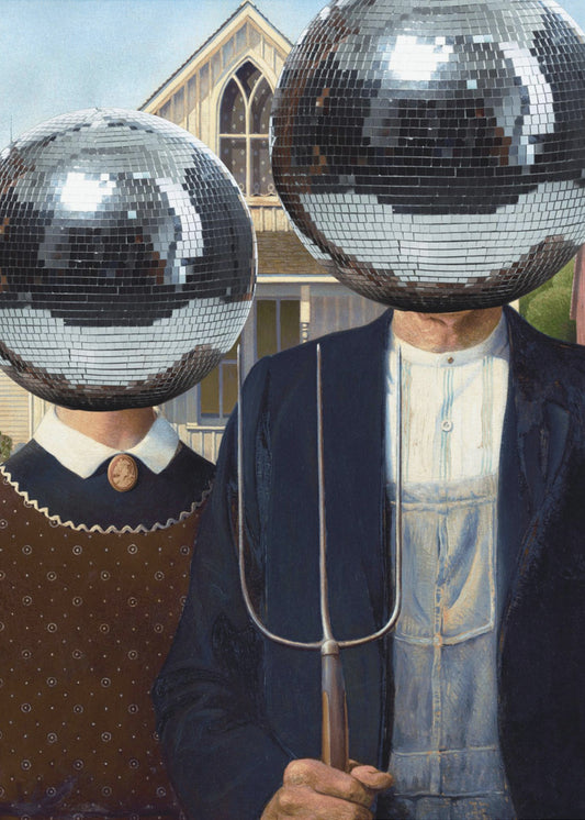 American Gothic with Disco | Poster