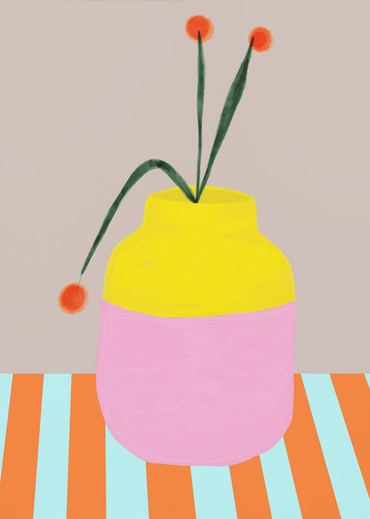 Bold Vase Blooms | Poster