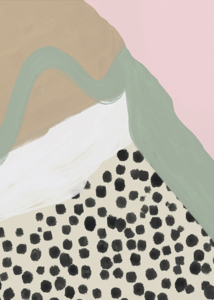 Soft Colors with Organic Shapes and Patterns | Poster