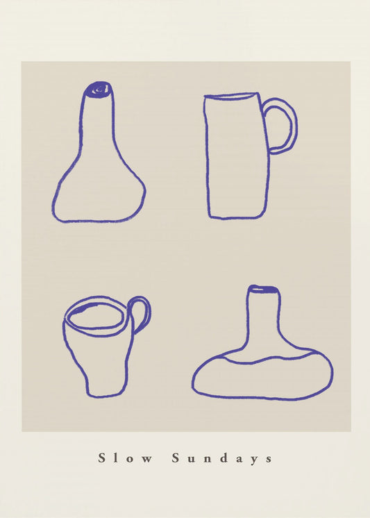 Abstract Pottery Lines | Canvas