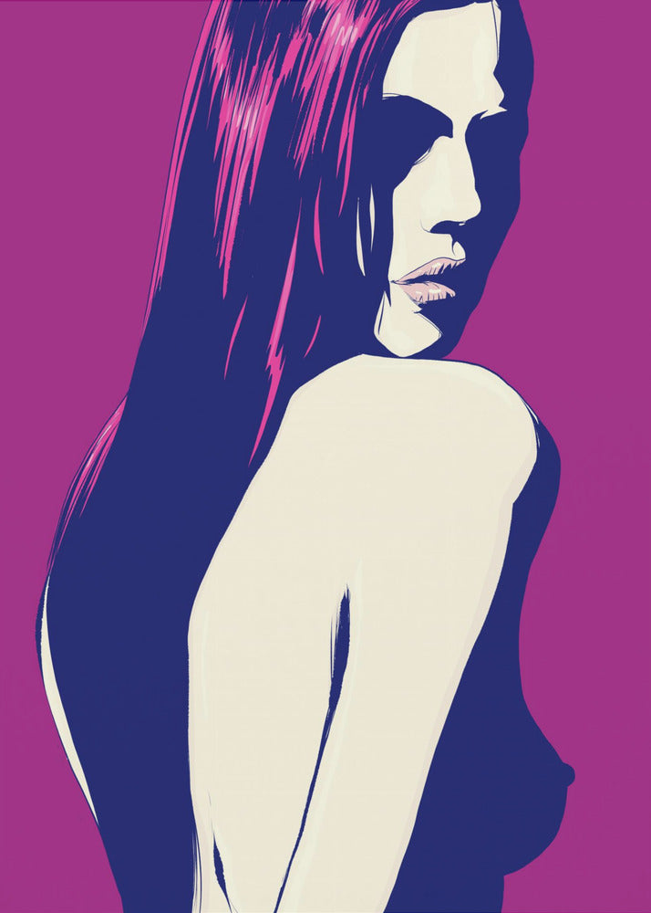Stylized Portrait Of A Woman | Poster