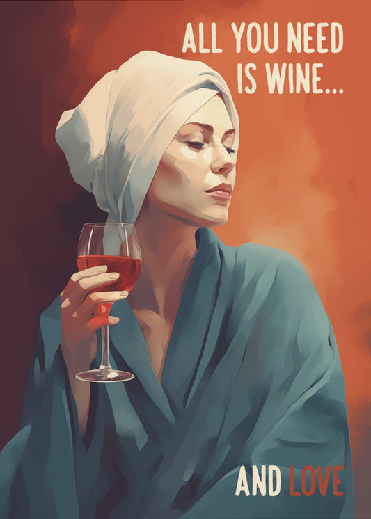 All You Need Is Wine | Canvas
