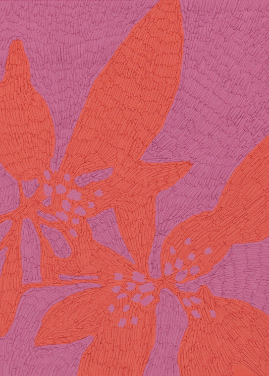Vibrant Petal Dance | Canvas