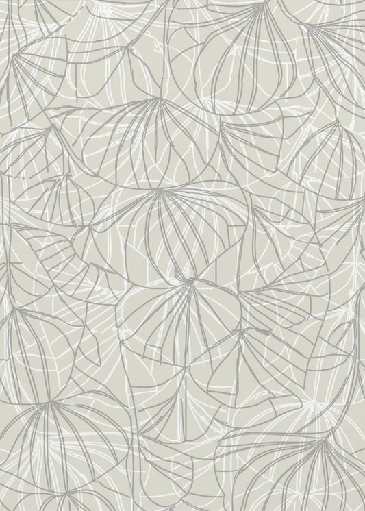 Abstract Floral Line | Canvas