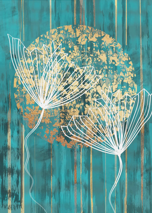 Abstract Botanical Art Print | Canvas