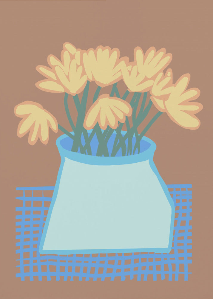 Daisies in vase | Poster