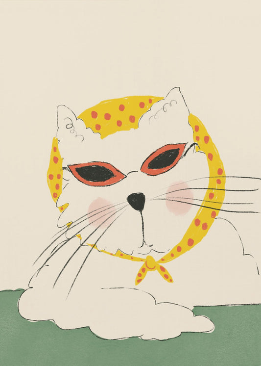 Chic Feline Pose | Poster
