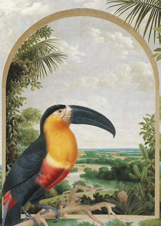 Toucan Perched on a Branch | Canvas
