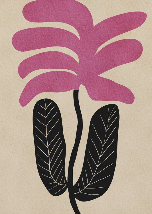 Pink floral flower | Canvas