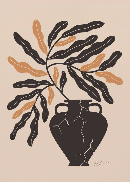 Gentle Life In A Broken Vase | Canvas