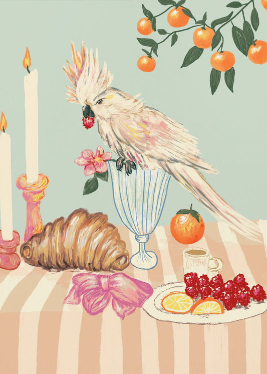 Breakfast With Bird | Canvas