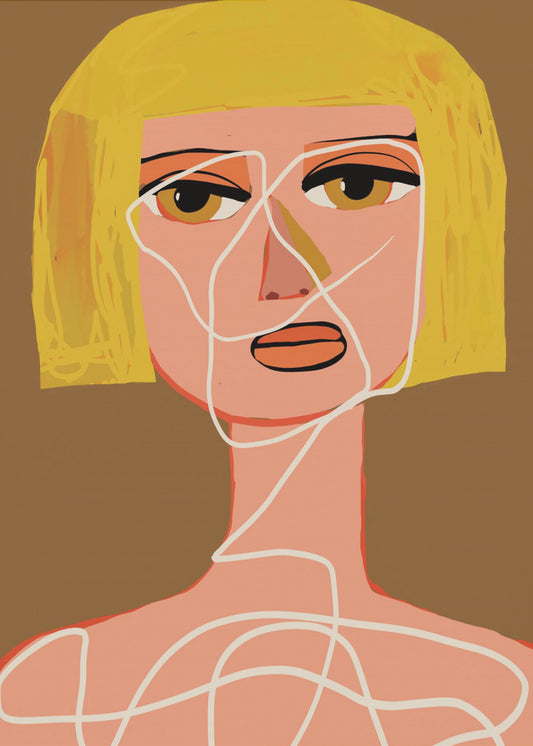 Tied up woman Tangled | Poster