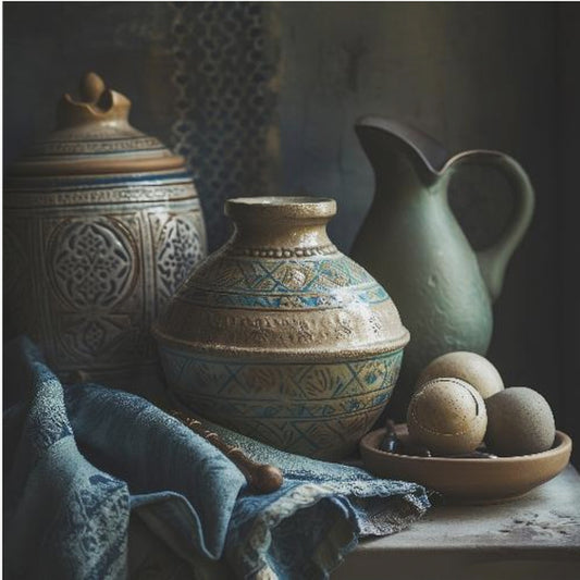 Timeless Pottery Still | Canvas
