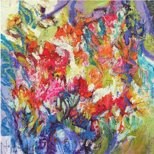 Expressionist Colorful Abstract | Canvas