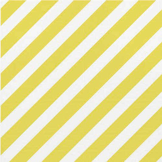 Yellow and White Stripes | Canvas