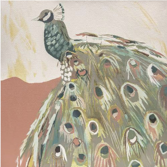 Peacock Salmon | Canvas