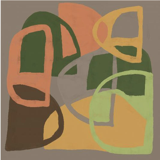 Abstract patterns in earth colours | Poster