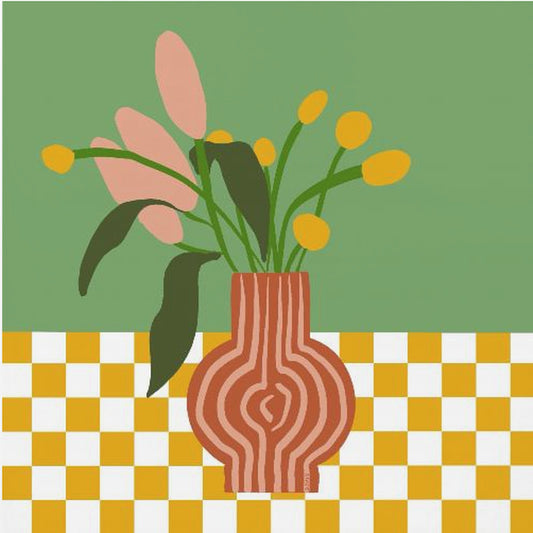 Vase with flowers | Canvas